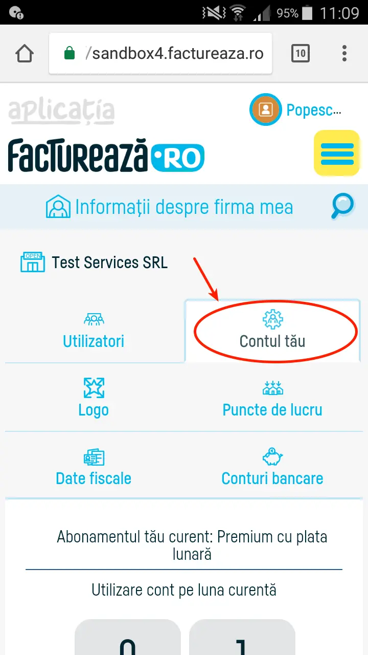 Pot depăși numărul de facturi incluse în abonament? - pasul 2